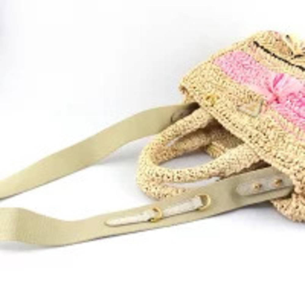 Prada Canapa Bag Tote Raffia - Picture 4 of 9